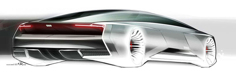 Illustration for article titled Audi designed this badass concept car for Ender's Game